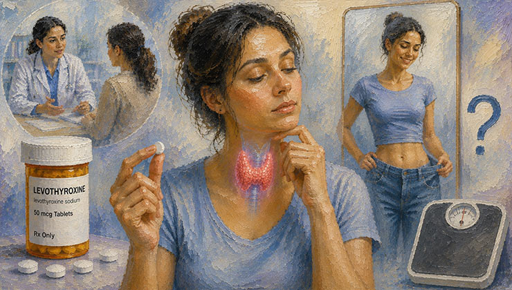 آیا قرص کم کاری تیروئید باعث لاغری می شود؟