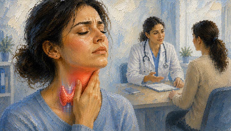 آیا گلو درد و کم کاری تیروئید ارتباطی با یکدیگر دارند؟