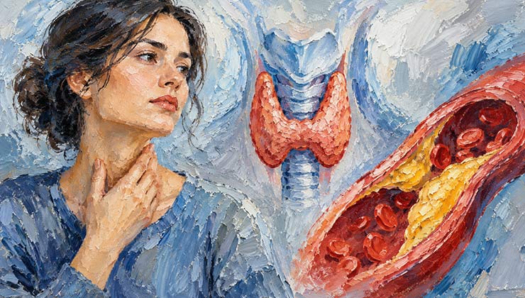 آیا کم‌ کاری تیروئید باعث چربی خون بالا می‌شود؟ تاثیر تیروئید بر کلسترول